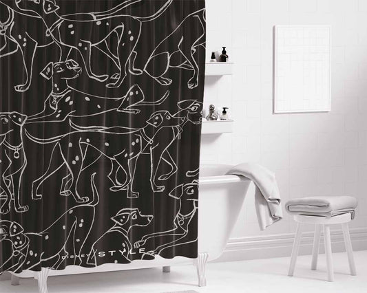 3D For City Bathroom Shower Curtain Fabric Waterproof | 66 X 72 Inch