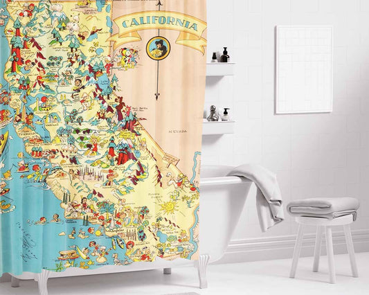 8Bit Smooth Mcgroove Art Bathroom Shower Curtain Fabric Waterproof | 66 X 72 Inch