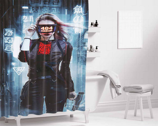 90’S Cup Bathroom Shower Curtain Fabric Waterproof | 66 X 72 Inch