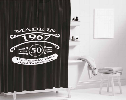 311 Elephant Poster Bathroom Shower Curtain Fabric Waterproof | 66 X 72 Inch