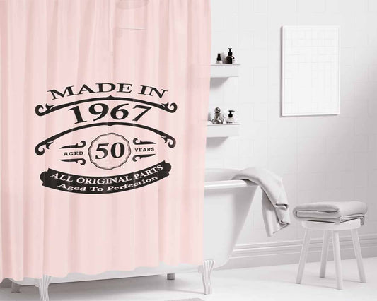 321 Let'S Jam Bathroom Shower Curtain Fabric Waterproof | 66 X 72 Inch