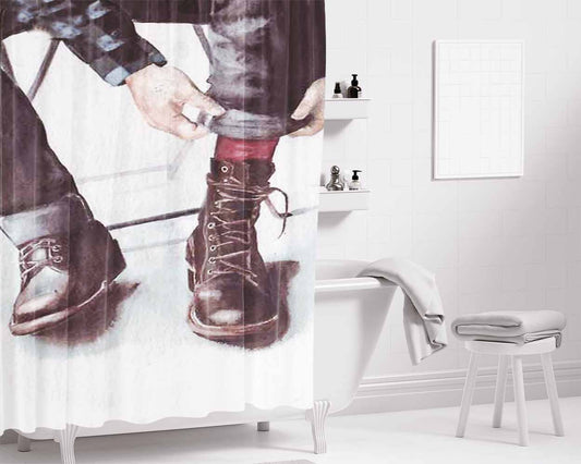 A Boogie Wit Da Hoodie Bathroom Shower Curtain Fabric Waterproof | 66 X 72 Inch