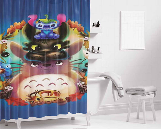 A Ferret Moment Bathroom Shower Curtain Fabric Waterproof | 66 X 72 Inch
