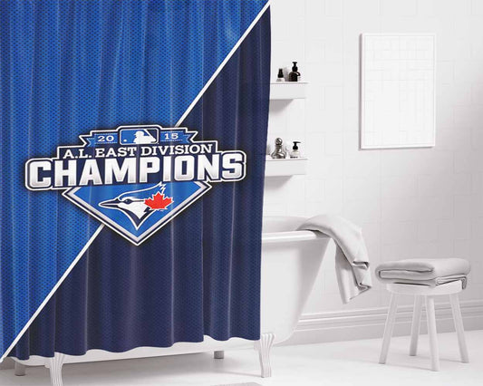 A Guy With His Puppy Bathroom Shower Curtain Fabric Waterproof | 66 X 72 Inch