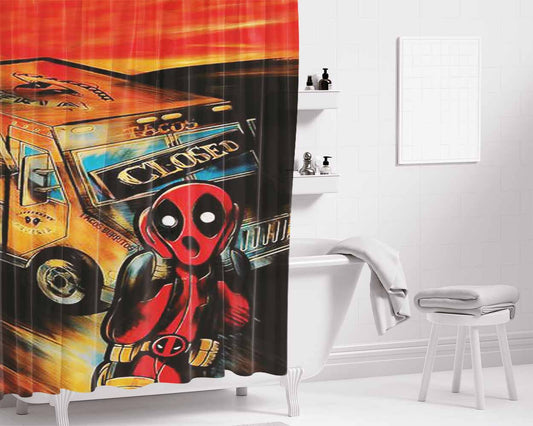 A Memory Bathroom Shower Curtain Fabric Waterproof | 66 X 72 Inch