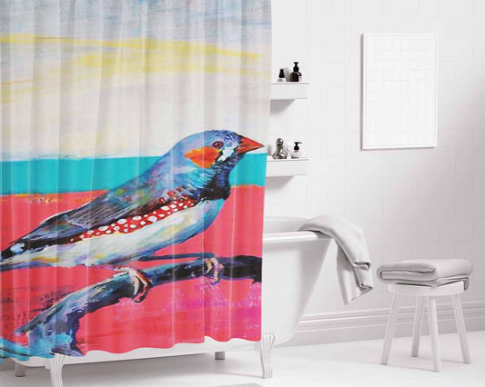 A Pocketful Of Morty Bathroom Shower Curtain Fabric Waterproof | 66 X 72 Inch