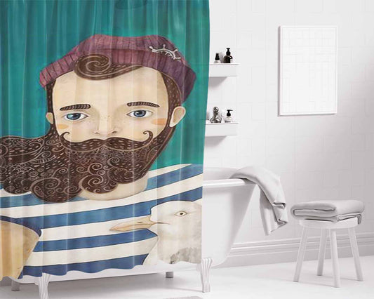 A Rather Dalek Afternoon Bathroom Shower Curtain Fabric Waterproof | 66 X 72 Inch