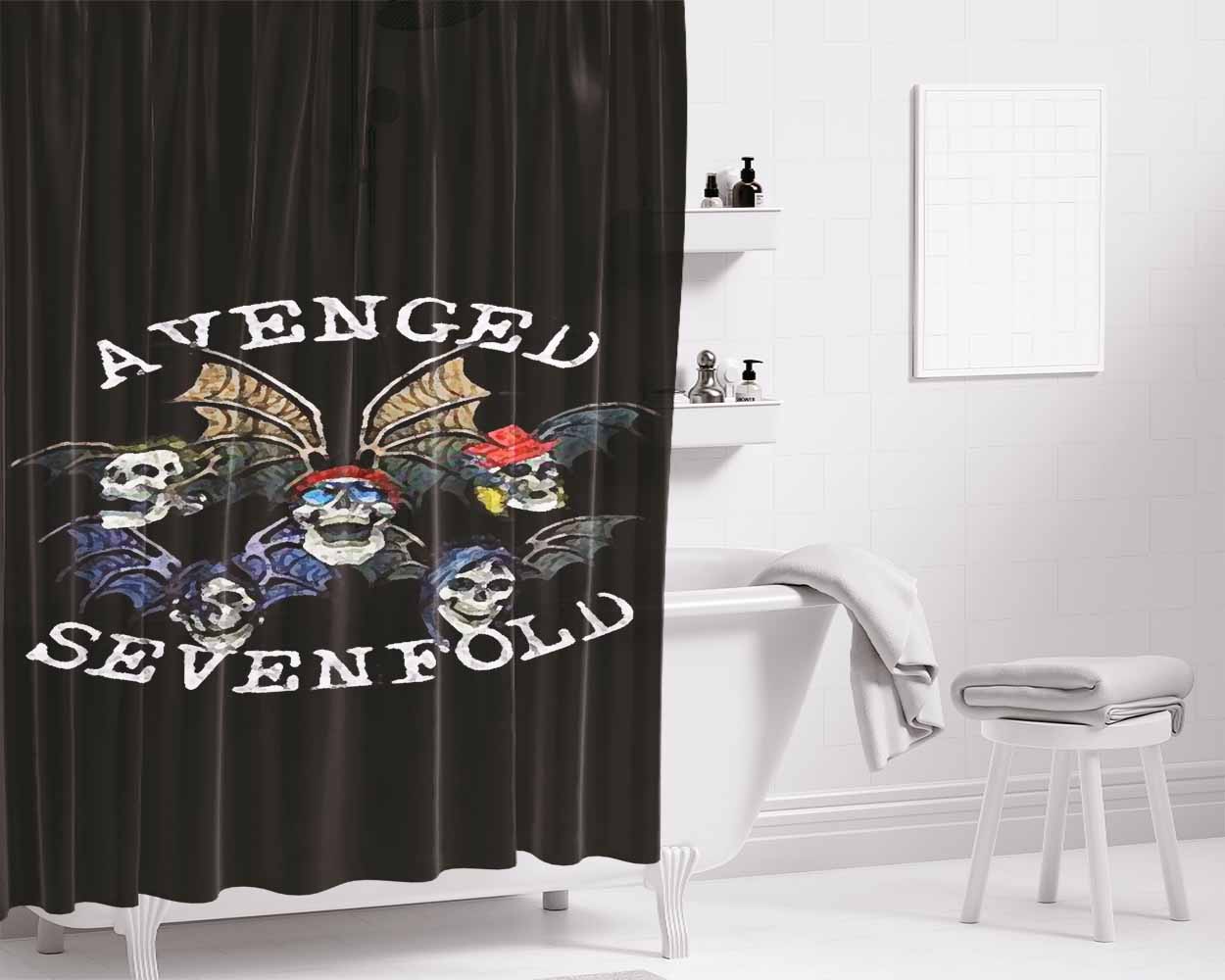 A&W Root Beer Bathroom Shower Curtain Fabric Waterproof | 66 X 72 Inch