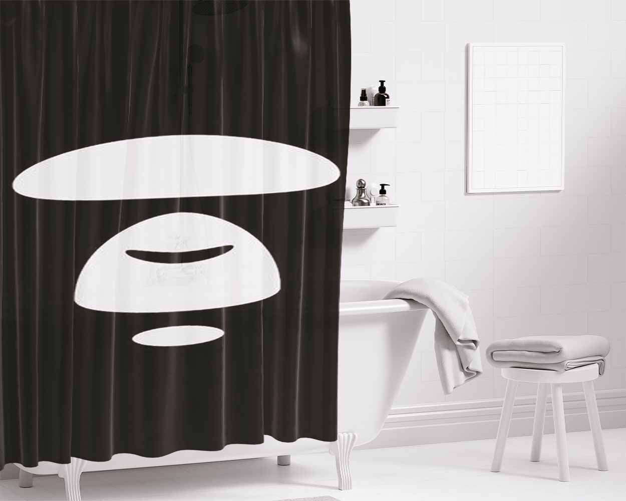 Aape Bathroom Shower Curtain Fabric Waterproof | 66 X 72 Inch