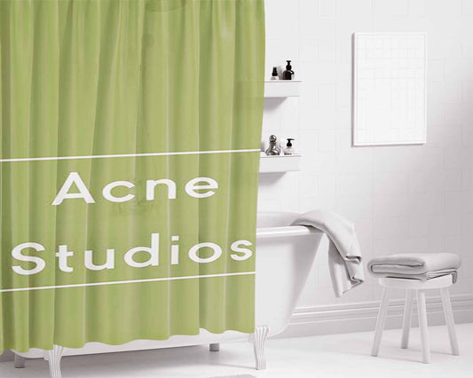 Acne Studio Bathroom Shower Curtain Fabric Waterproof | 66 X 72 Inch