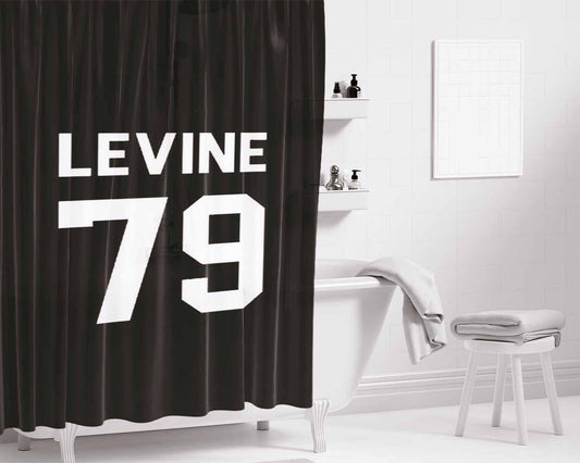 Adam Levine 79 Team Bathroom Shower Curtain Fabric Waterproof | 66 X 72 Inch