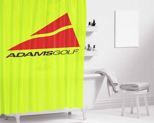 Adams Golf Bathroom Shower Curtain Fabric Waterproof | 66 X 72 Inch