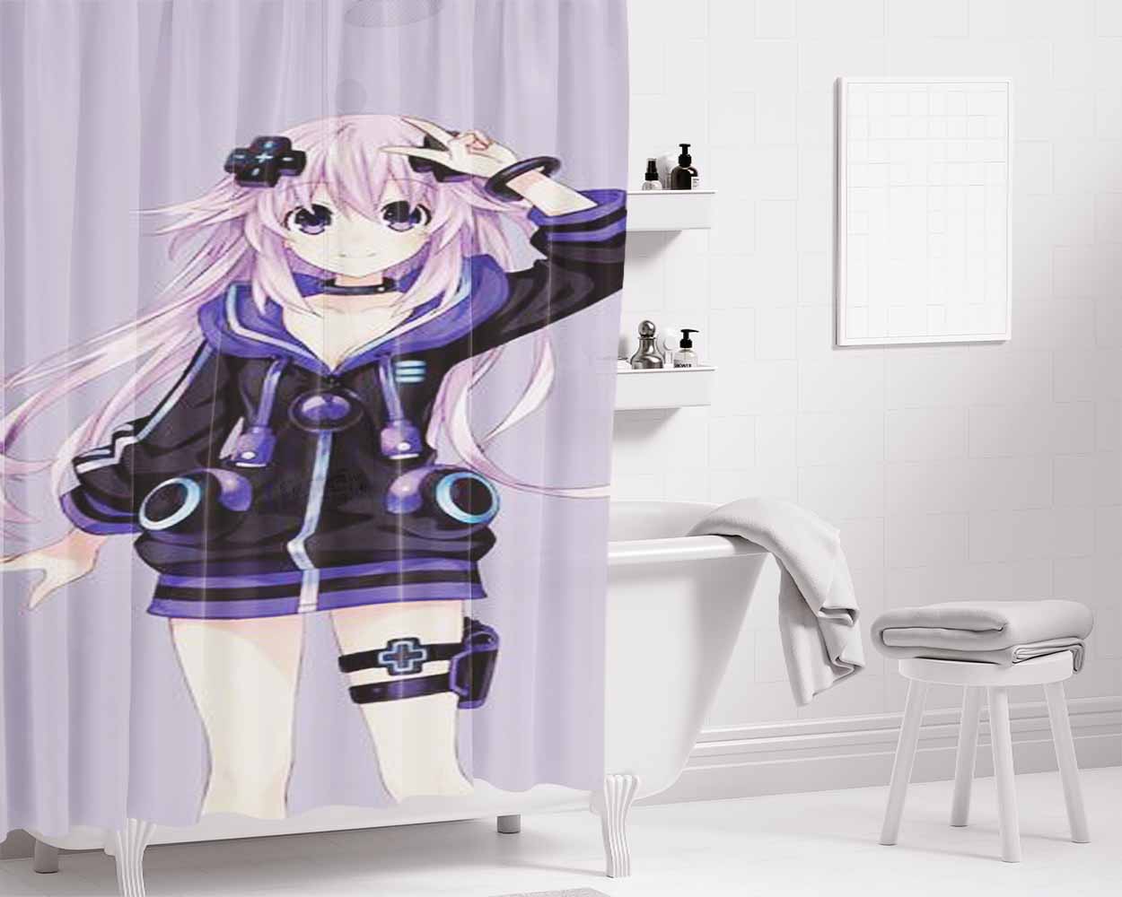 Adult Neptune Bathroom Shower Curtain Fabric Waterproof | 66 X 72 Inch