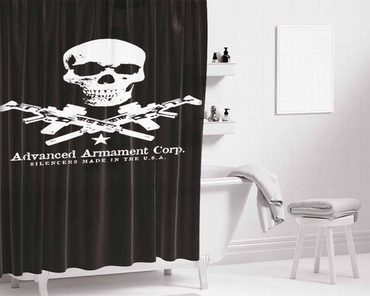 Advanced Armament Bathroom Shower Curtain Fabric Waterproof | 66 X 72 Inch