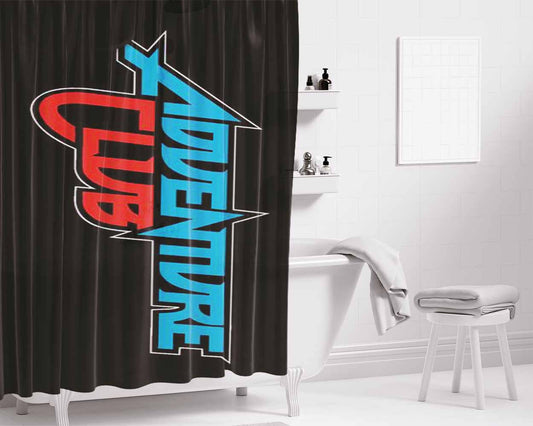 Adventure Club Bathroom Shower Curtain Fabric Waterproof | 66 X 72 Inch