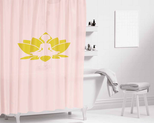 Afrocentric Natural Hair African American Kwanzaa Black Pride Bathroom Shower Curtain Fabric Waterproof | 66 X 72 Inch
