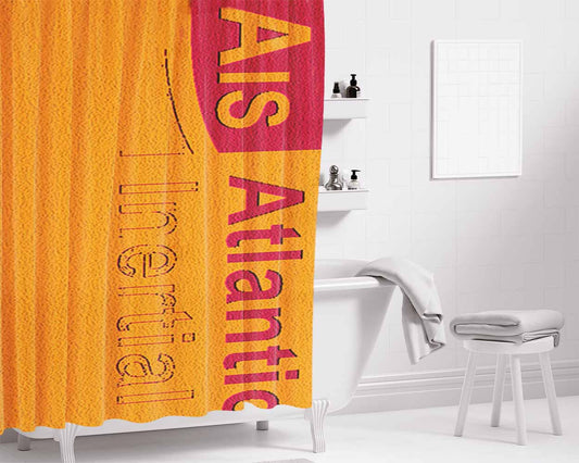 Ais Atlantic Bathroom Shower Curtain Fabric Waterproof | 66 X 72 Inch