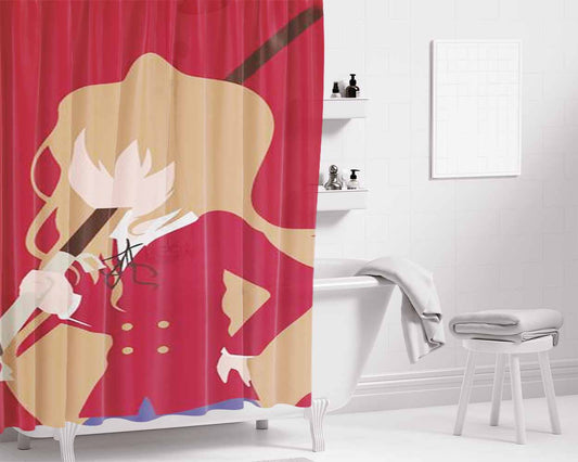 Aisaka Taiga Toradora Bathroom Shower Curtain Fabric Waterproof | 66 X 72 Inch