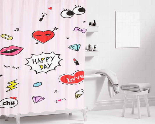 Alana Ochoa'S Bathroom Shower Curtain Fabric Waterproof | 66 X 72 Inch