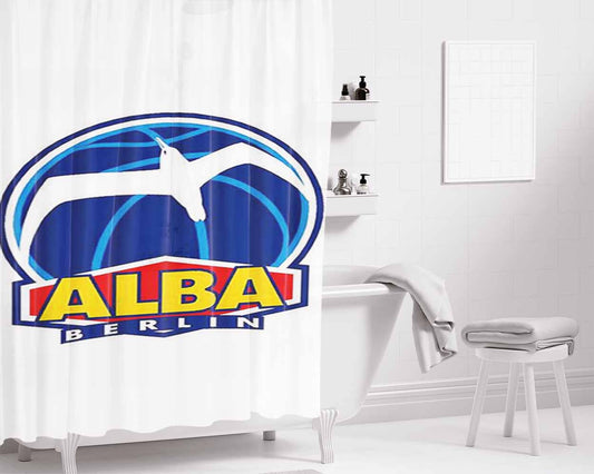 Alba Berlin Bathroom Shower Curtain Fabric Waterproof | 66 X 72 Inch