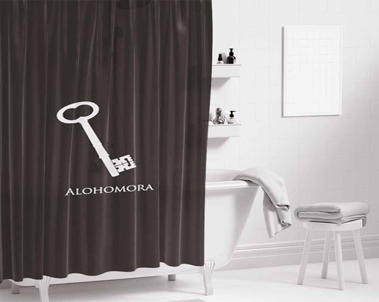 Alohomora Bathroom Shower Curtain Fabric Waterproof | 66 X 72 Inch