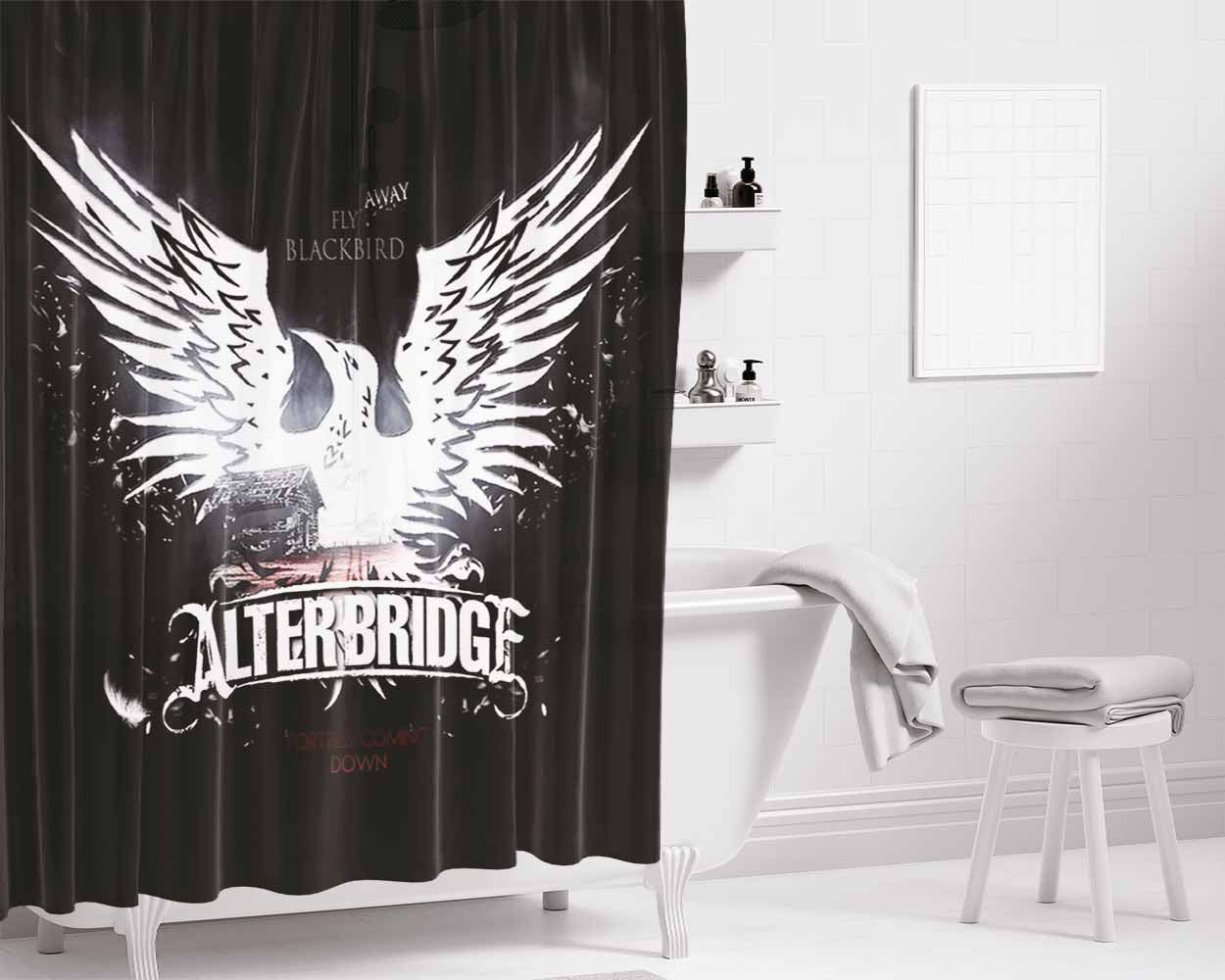 Alt Er Love Skam Bathroom Shower Curtain Fabric Waterproof | 66 X 72 Inch