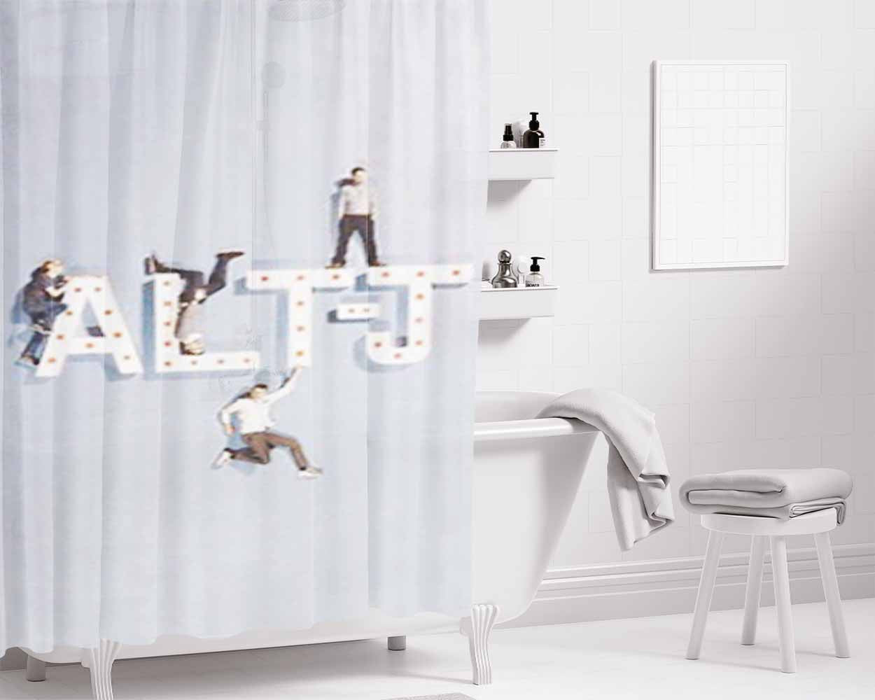 Alter Bridge Bathroom Shower Curtain Fabric Waterproof | 66 X 72 Inch