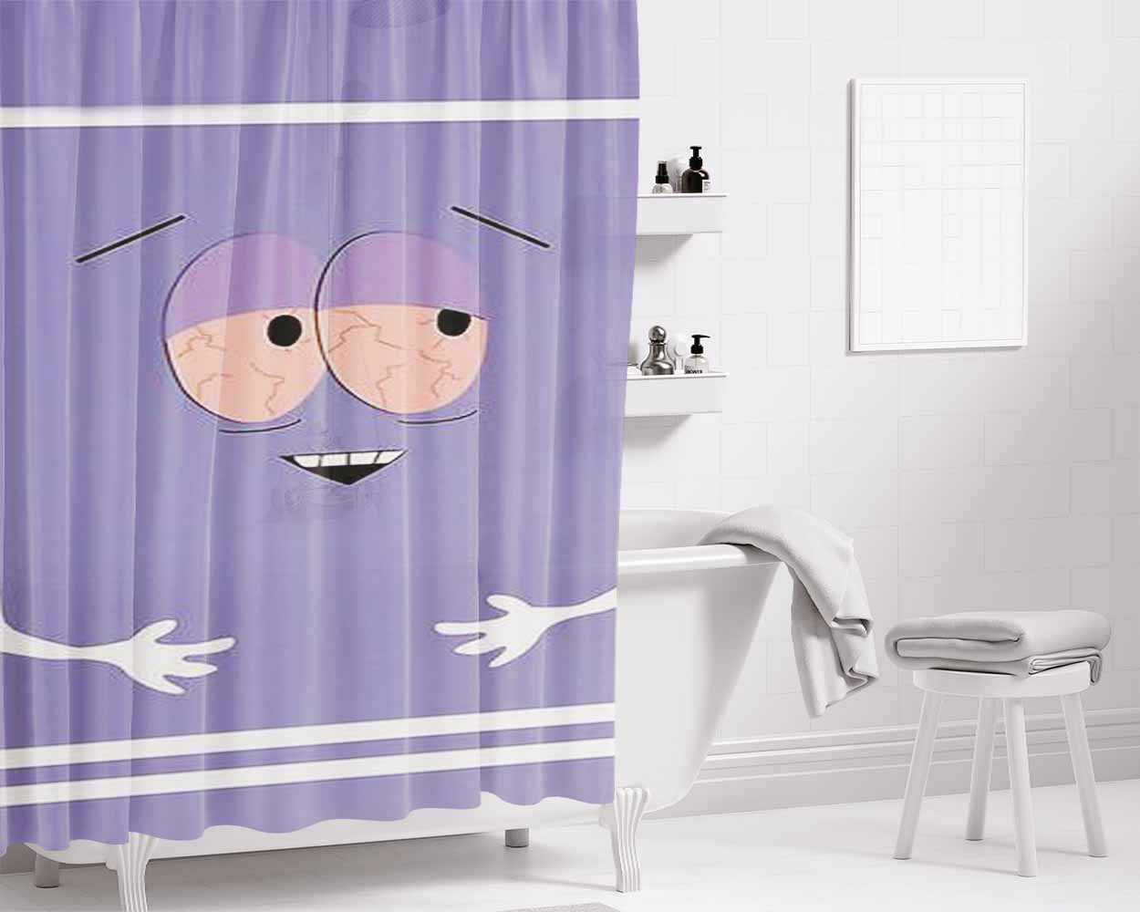 Always Remember To Bring Towel Bathroom Shower Curtain Fabric Waterproof | 66 X 72 Inch