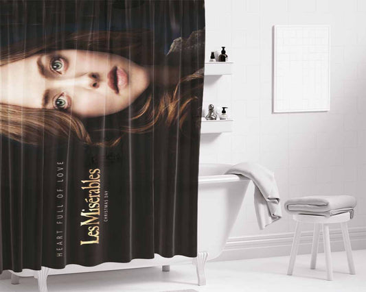 Amanda Seyfried Les Miserables Bathroom Shower Curtain Fabric Waterproof | 66 X 72 Inch