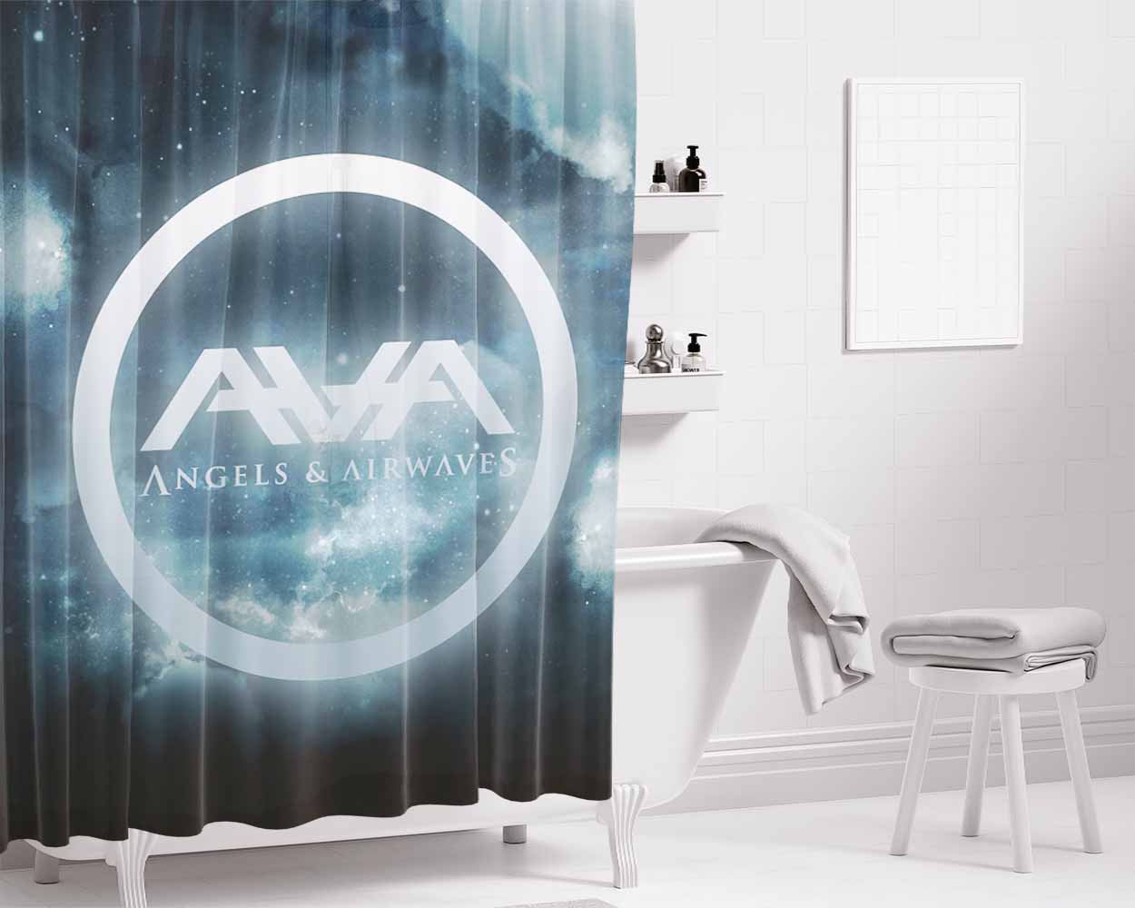 Angels And Airwaves Bathroom Shower Curtain Fabric Waterproof | 66 X 72 Inch