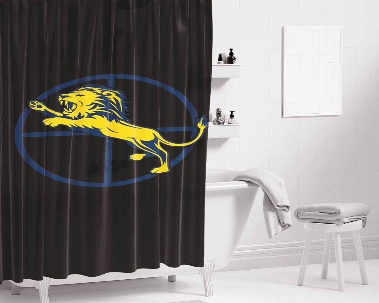 Armalite Bathroom Shower Curtain Fabric Waterproof | 66 X 72 Inch