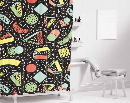 Art Teknoir Bathroom Shower Curtain Fabric Waterproof | 66 X 72 Inch