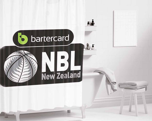 Bartercard Nbl New Zaeland Bathroom Shower Curtain Fabric Waterproof | 66 X 72 Inch