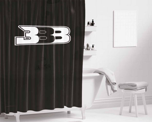 Bbb Big Baller Brand Logo Bathroom Shower Curtain Fabric Waterproof | 66 X 72 Inch