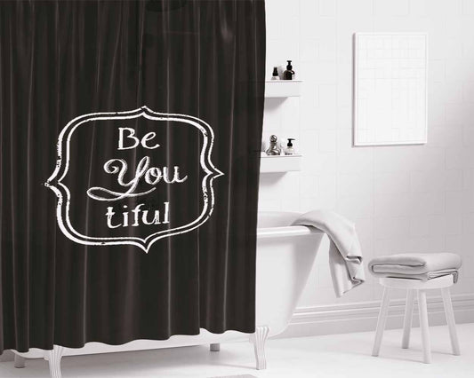 Beautiful Be You Tiful Bathroom Shower Curtain Fabric Waterproof | 66 X 72 Inch