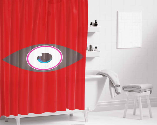 Big Brother Eye Cbs Bathroom Shower Curtain Fabric Waterproof | 66 X 72 Inch