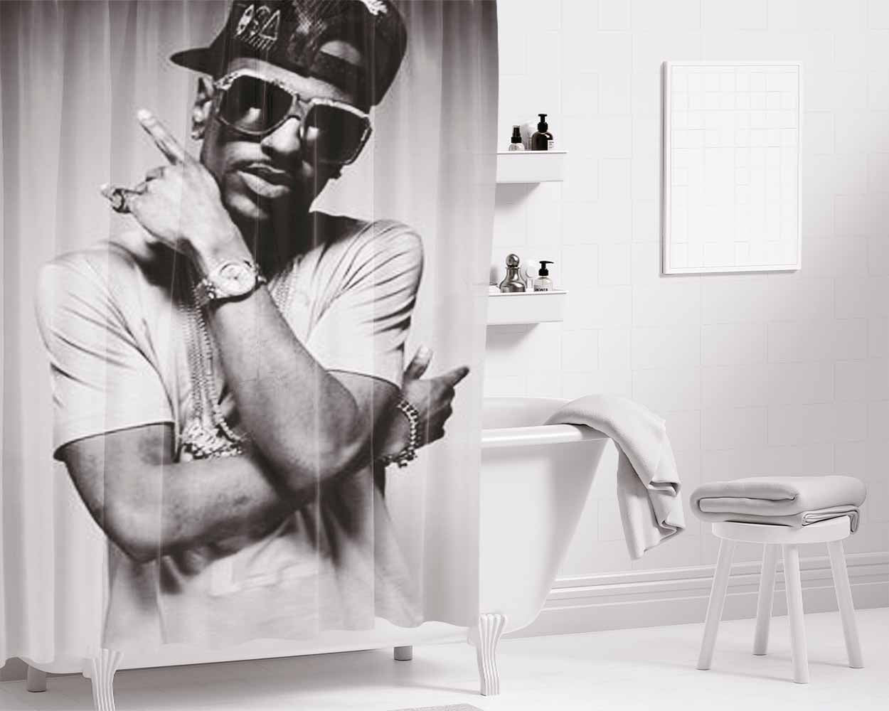 Big Sean Bathroom Shower Curtain Fabric Waterproof | 66 X 72 Inch