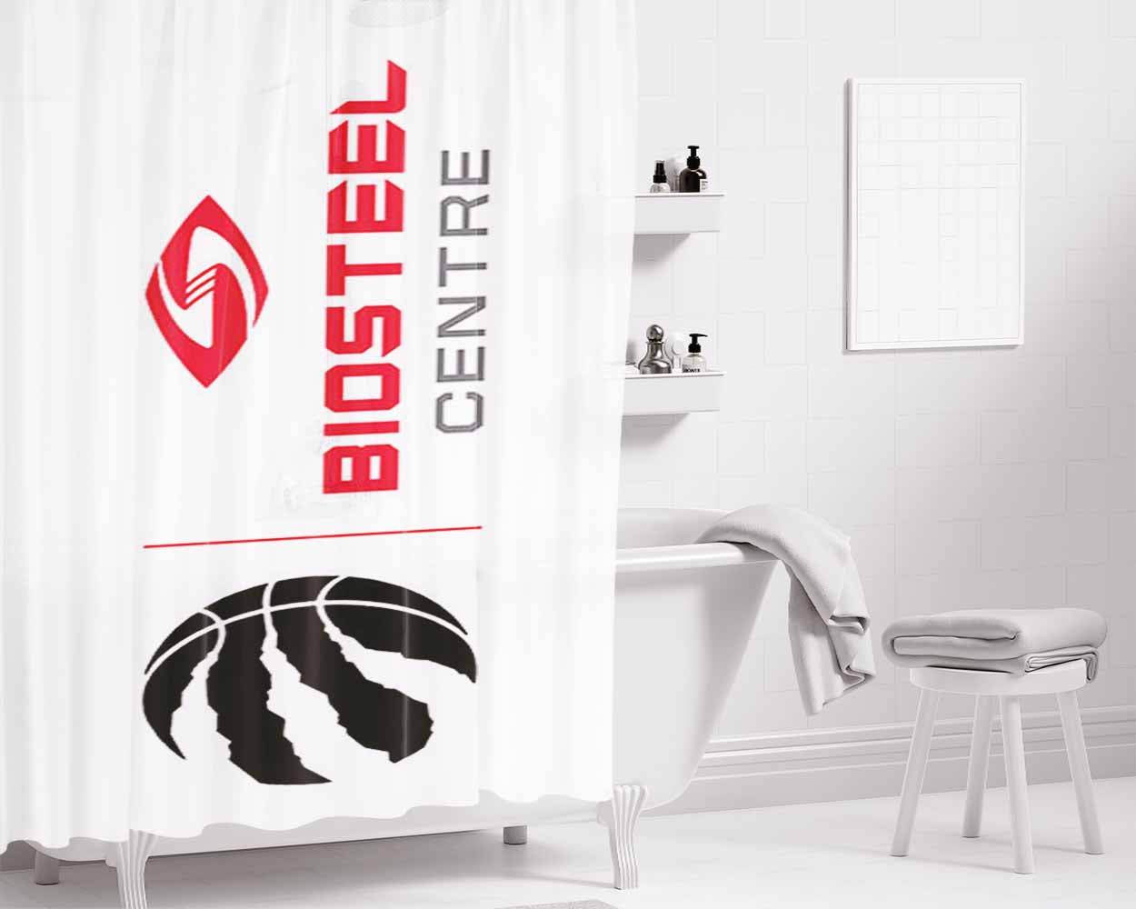 Biosteel Centre Bathroom Shower Curtain Fabric Waterproof | 66 X 72 Inch