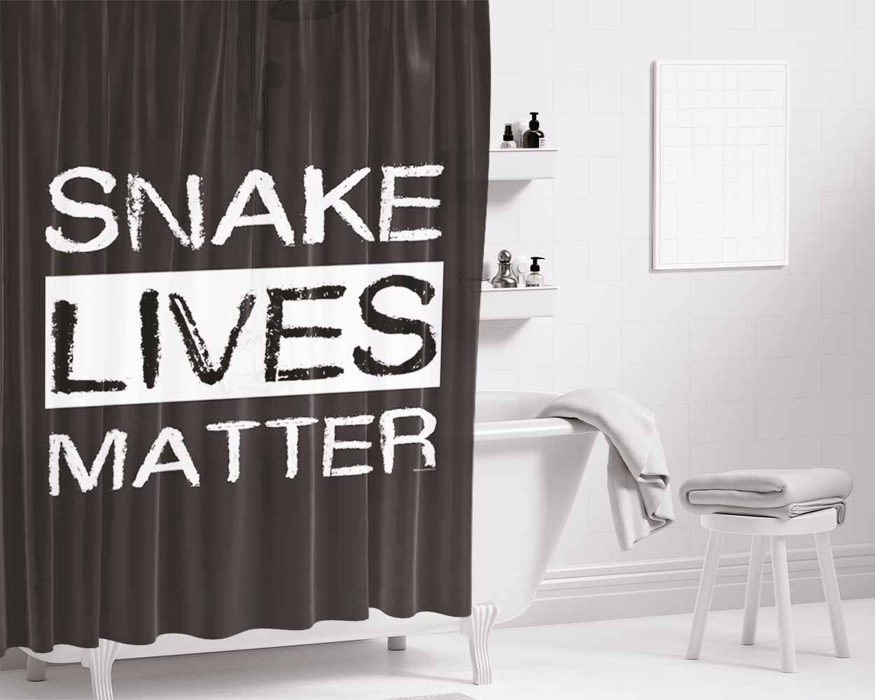 Black Lives Matter Bathroom Shower Curtain Fabric Waterproof | 66 X 72 Inch