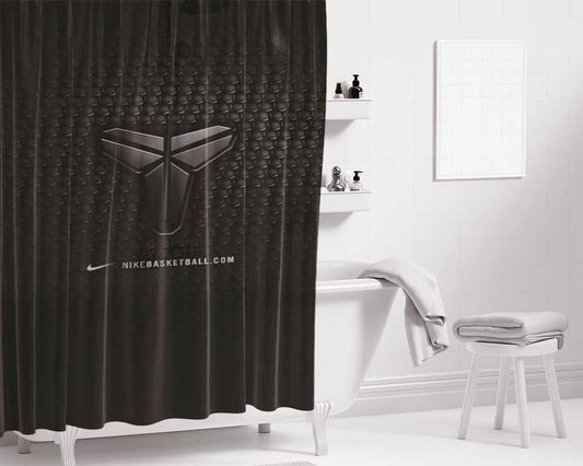 Black Mamba Nike Wallpaper Bathroom Shower Curtain Fabric Waterproof | 66 X 72 Inch