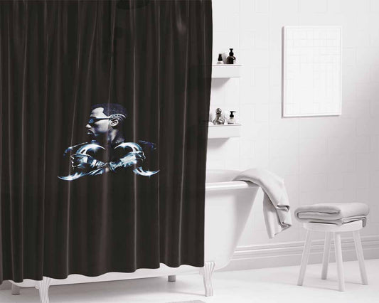 Blade Bathroom Shower Curtain Fabric Waterproof | 66 X 72 Inch