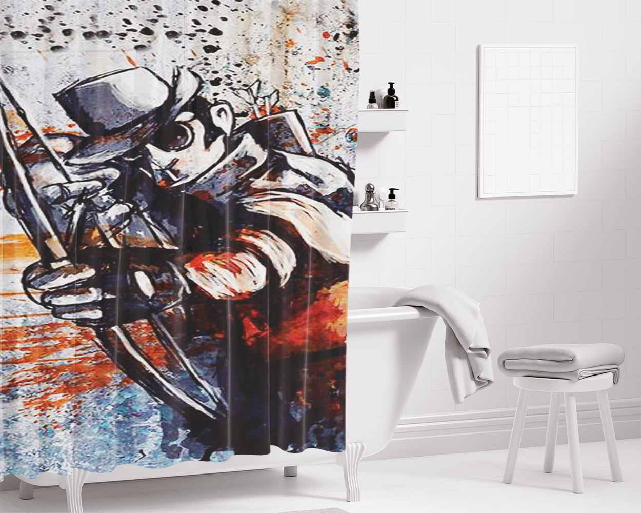 Bloody Gorgeous Bathroom Shower Curtain Fabric Waterproof | 66 X 72 Inch