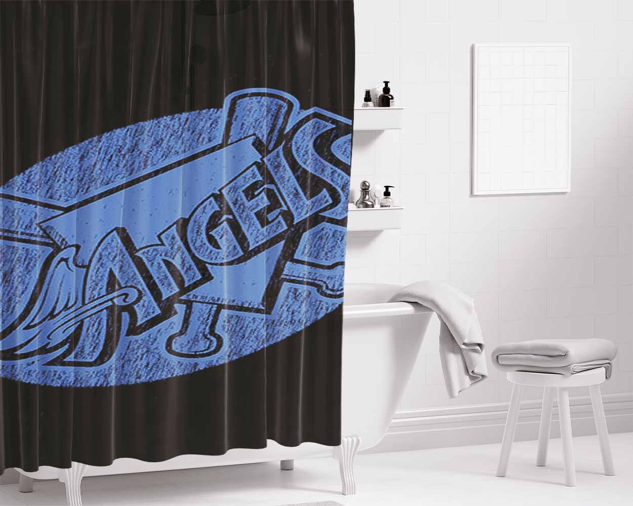 Blue Angels Art Bathroom Shower Curtain Fabric Waterproof | 66 X 72 Inch