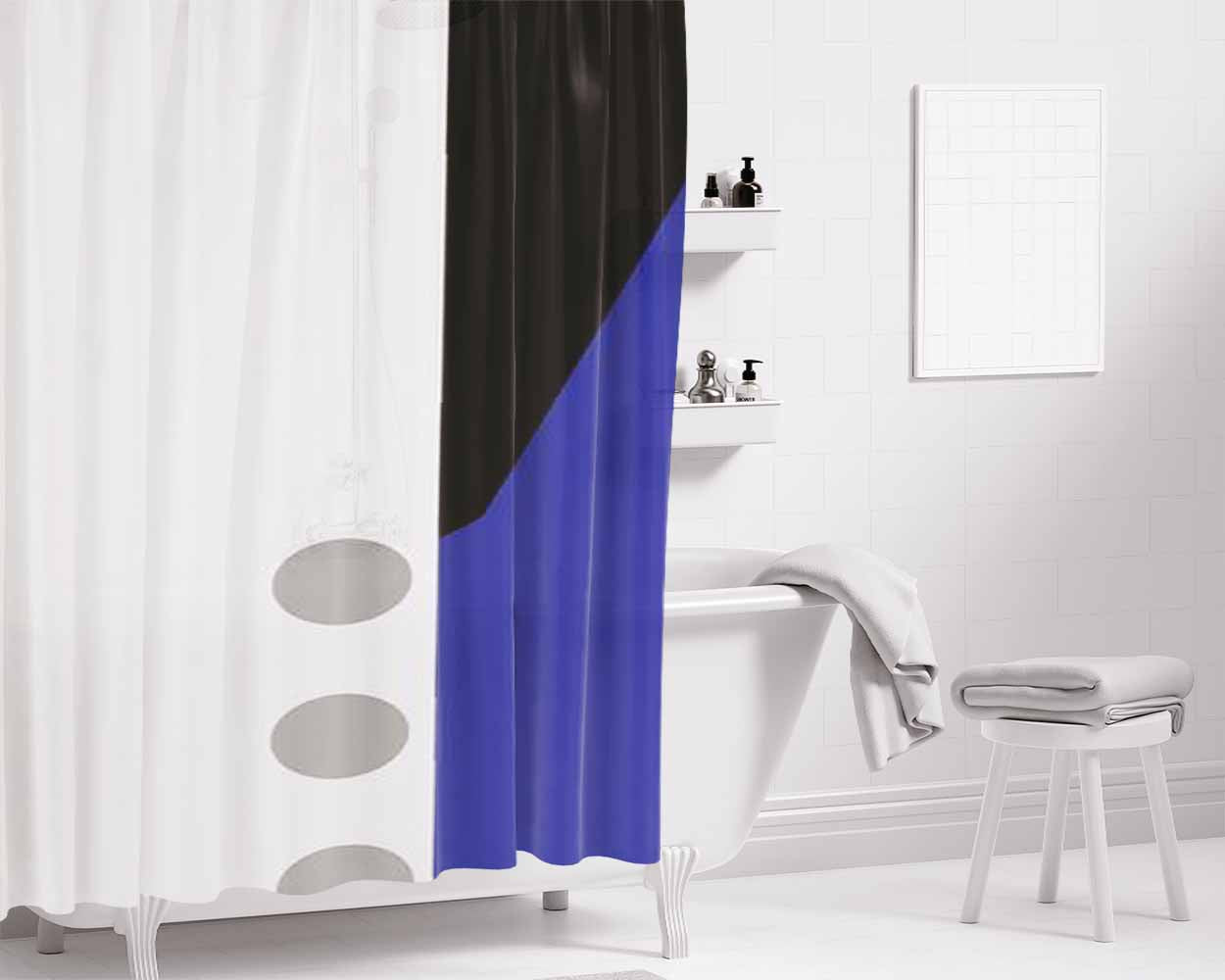Blue Devils 2015 Bathroom Shower Curtain Fabric Waterproof | 66 X 72 Inch