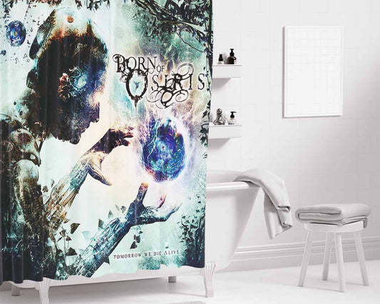 Born Of Osiris Machine Bathroom Shower Curtain Fabric Waterproof | 66 X 72 Inch