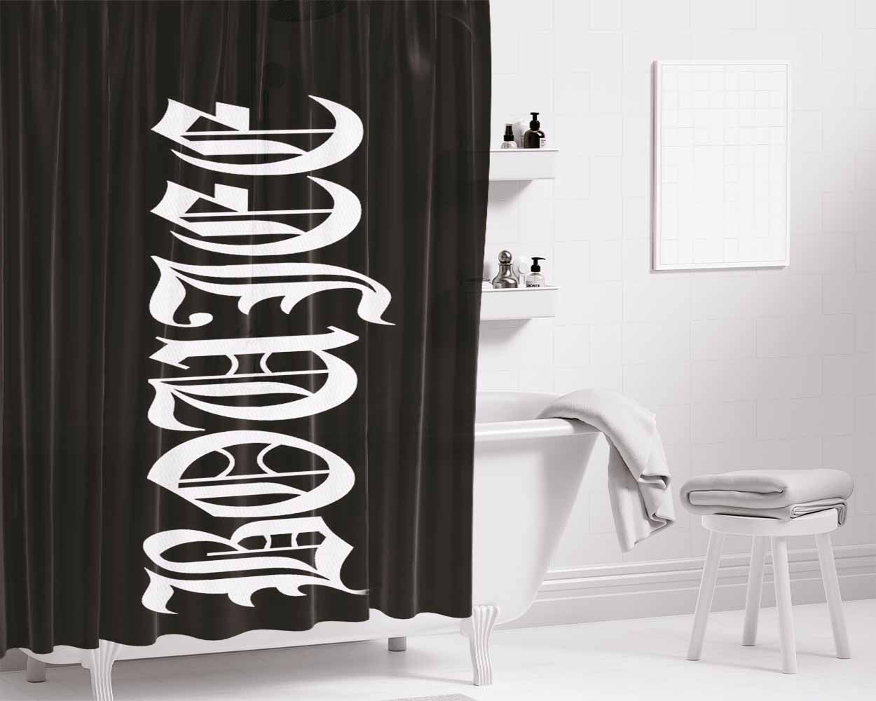 Boujee Bathroom Shower Curtain Fabric Waterproof | 66 X 72 Inch