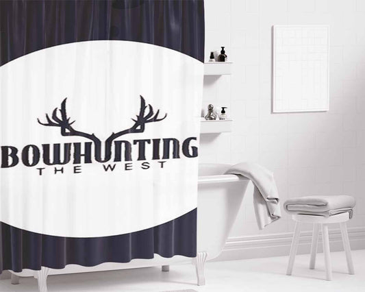 Bow Hunting The West Bathroom Shower Curtain Fabric Waterproof | 66 X 72 Inch
