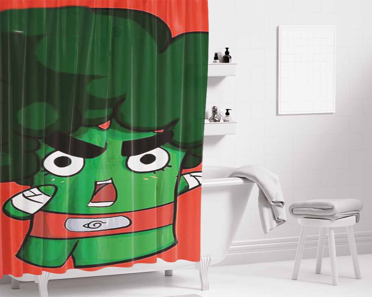 Brock Lee Bathroom Shower Curtain Fabric Waterproof | 66 X 72 Inch