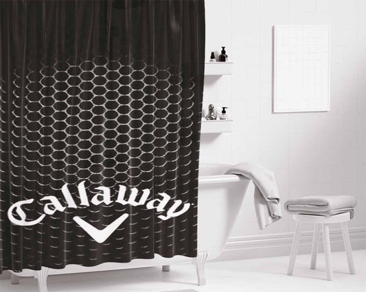 Callaway Golf Logo Bathroom Shower Curtain Fabric Waterproof | 66 X 72 Inch