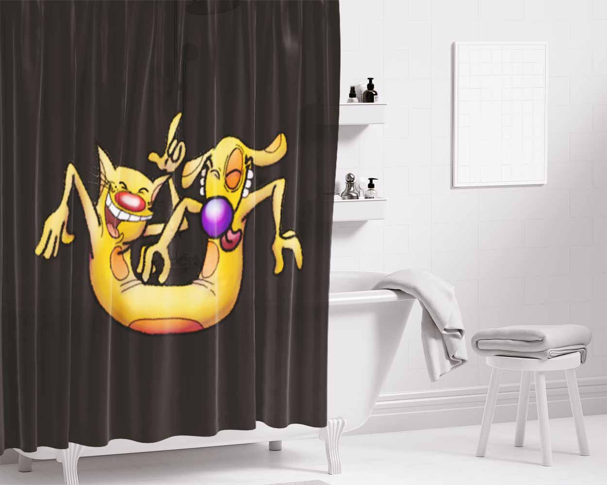 Celebrate Bathroom Shower Curtain Fabric Waterproof | 66 X 72 Inch